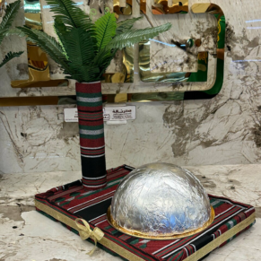 نخلة تراثي جذع سادة + قبة تمر محشي